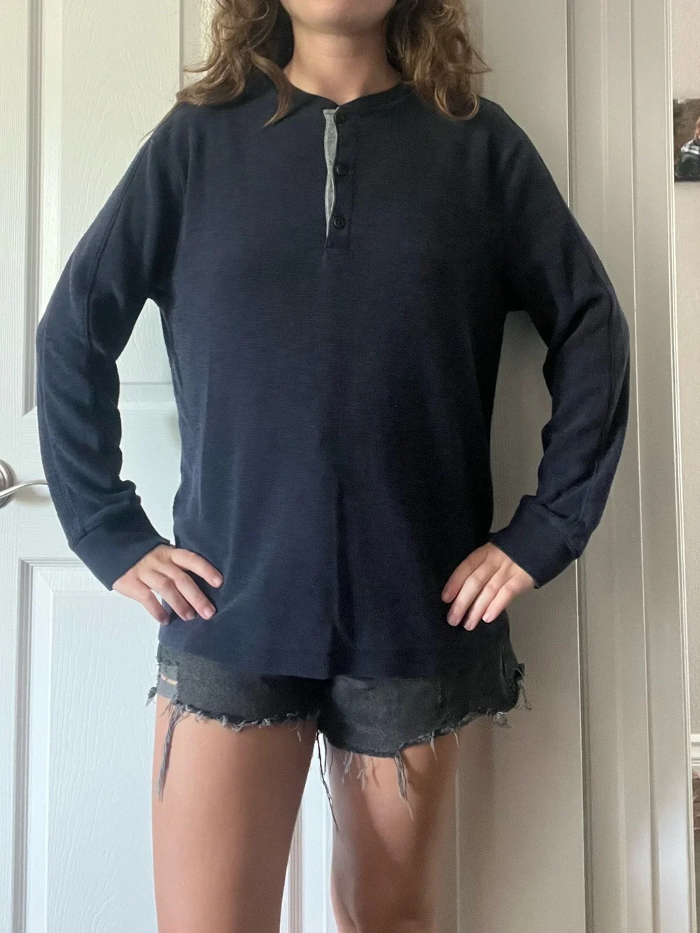 Banana Republic Long Sleeve Henley Shirt